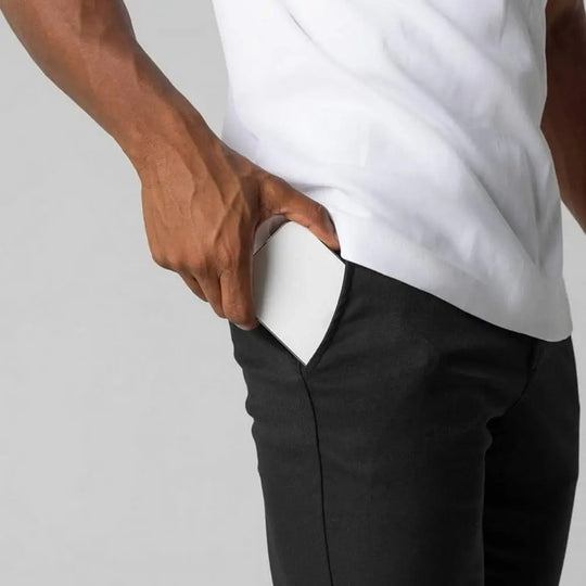 Slanke businessbukser for menn