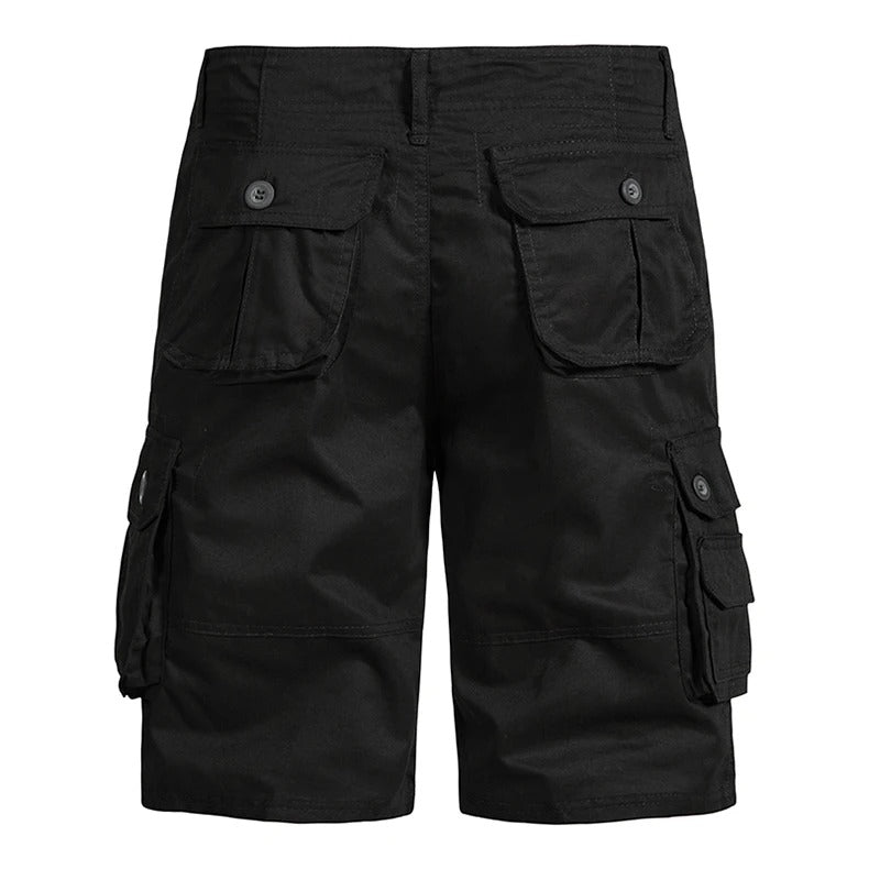 Herre bomullsshorts med lommer