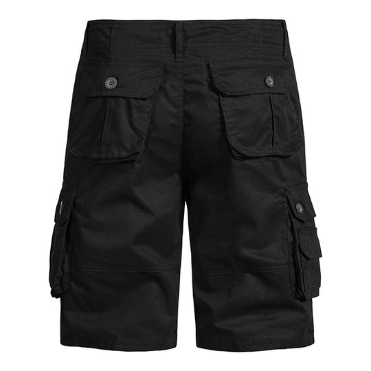 Herre bomullsshorts med lommer