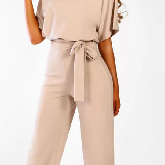 Tight midje slank jumpsuit for kvinner