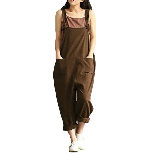 Løs Uformell Harem Jumpsuit for Kvinner