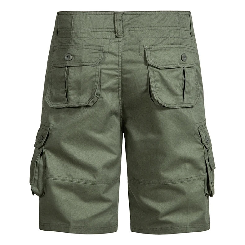 Herre bomullsshorts med lommer
