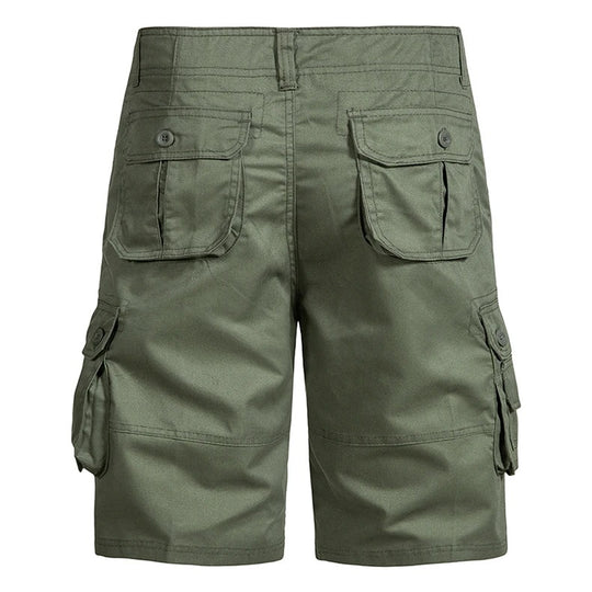 Herre bomullsshorts med lommer