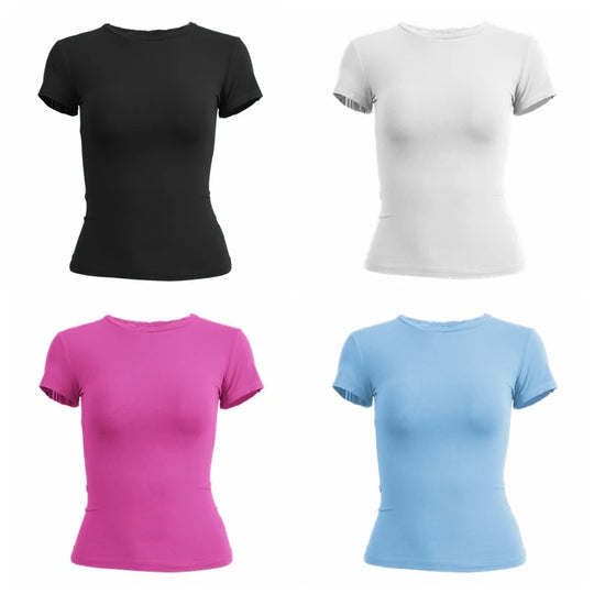 Sportive Slim Fit T-skjorte For Dame