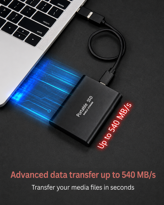 Ekstern SSD 128 TB Kompakt og Rask