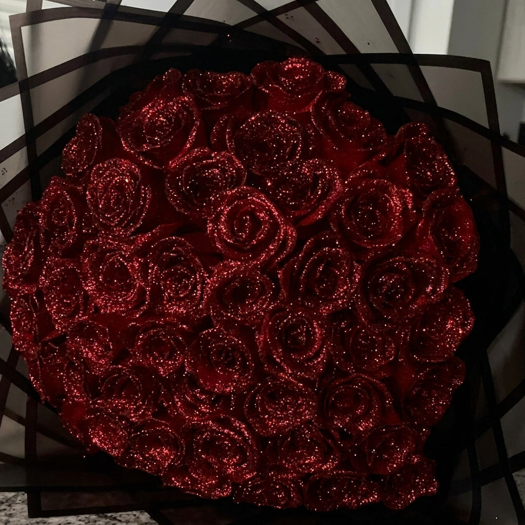 Glitrende Rose for Romantiske Gaver