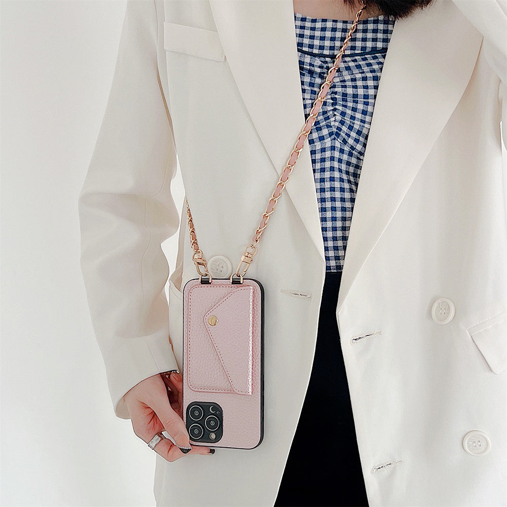 iPhone-deksel med lommebok for kvinner 11