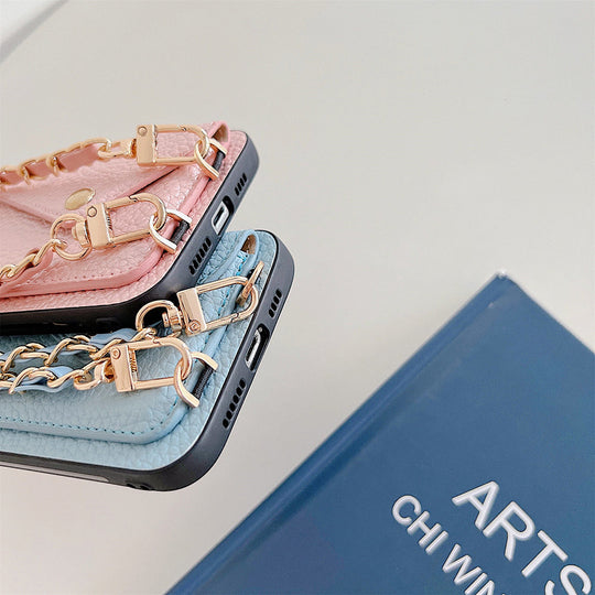 iPhone-deksel med lommebok for kvinner 8