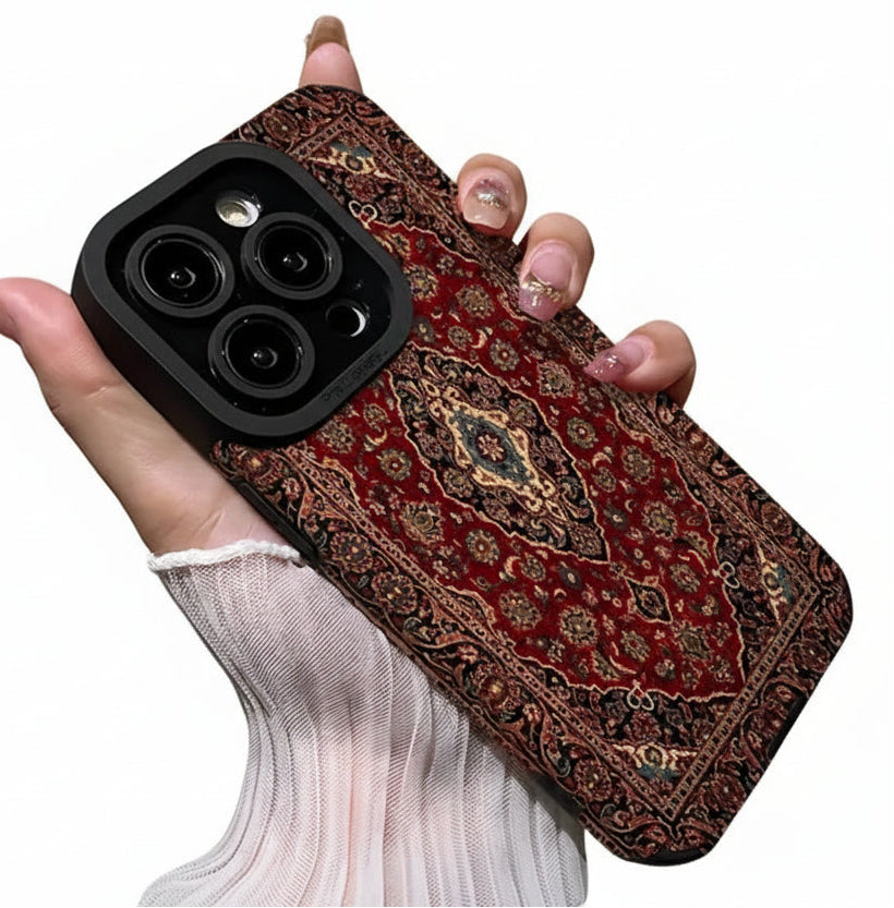 iPhone 17 Deksel med Persisk Teppe Mønster 1