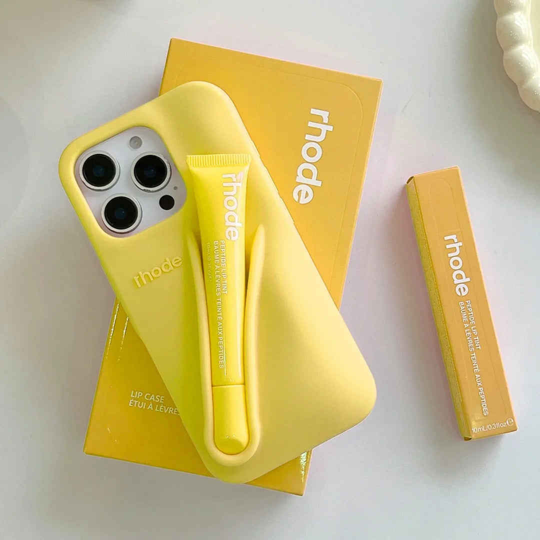 iPhone Deksel med Lipgloss-sett for Pro Max & Plus Modeller 11