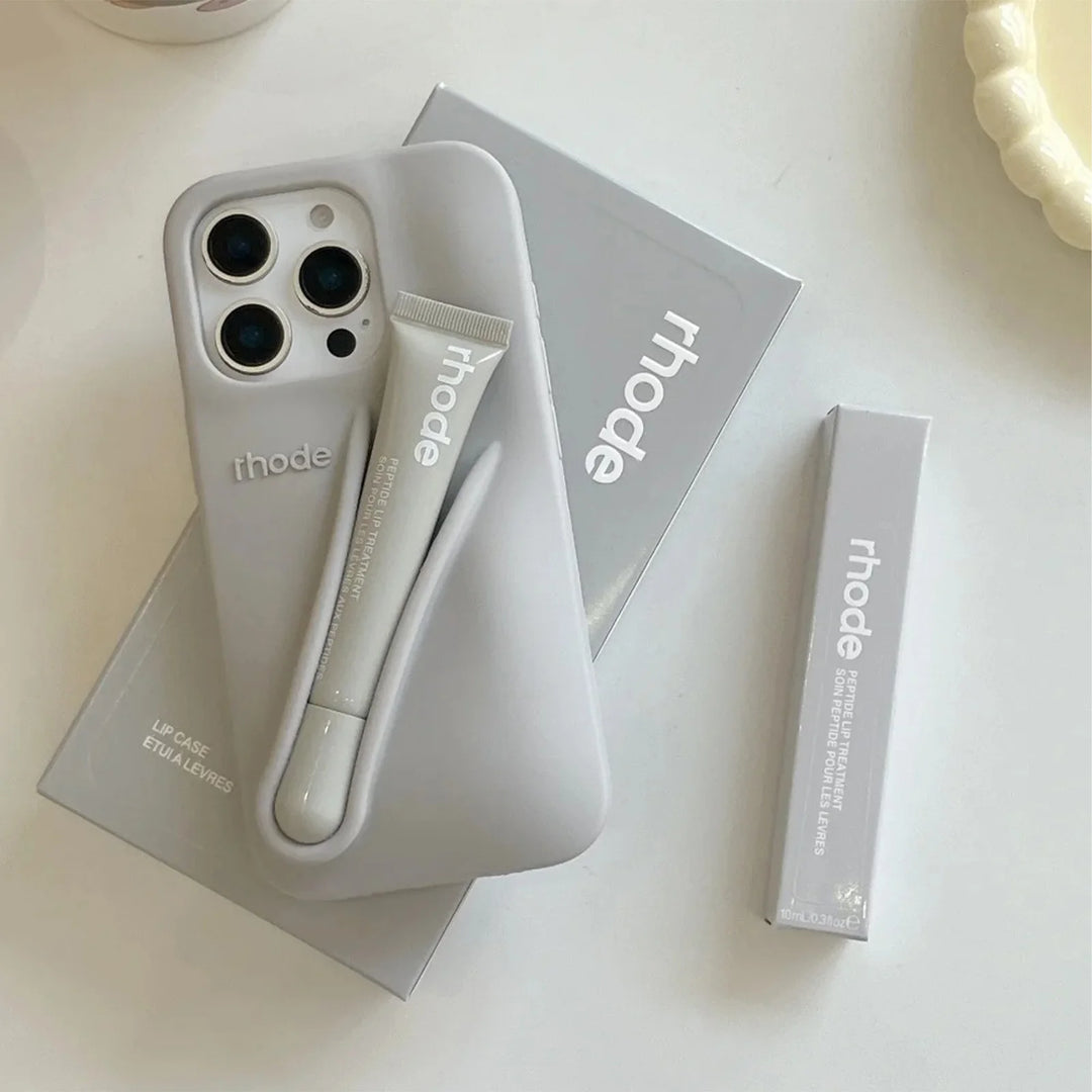 iPhone Deksel med Lipgloss-sett for Pro Max & Plus Modeller 12