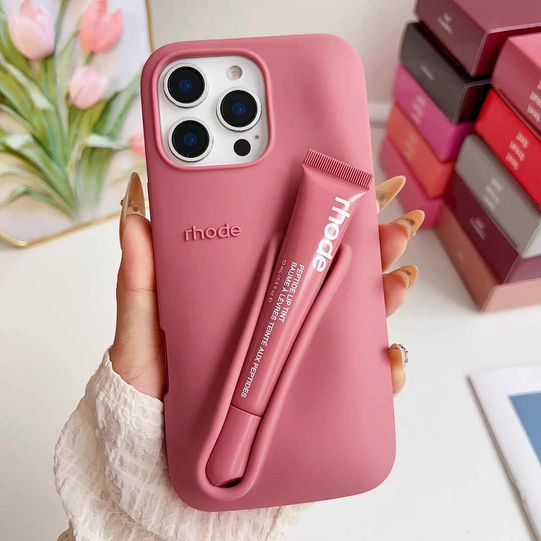 iPhone Deksel med Lipgloss-sett for Pro Max & Plus Modeller 14