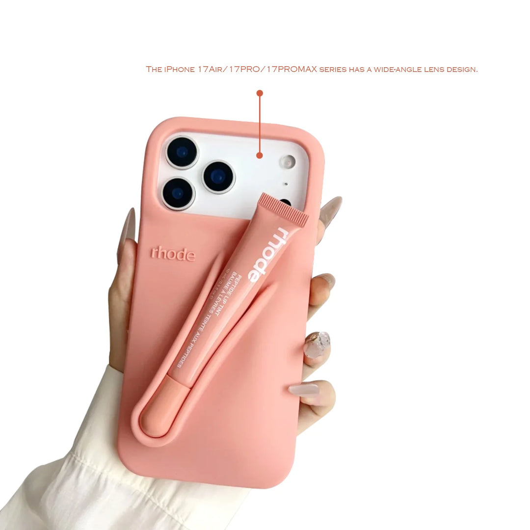 iPhone Deksel med Lipgloss-sett for Pro Max & Plus Modeller 2