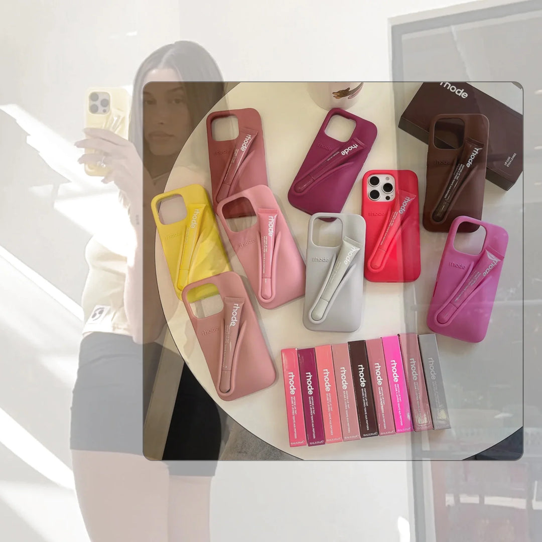 iPhone Deksel med Lipgloss-sett for Pro Max & Plus Modeller 3