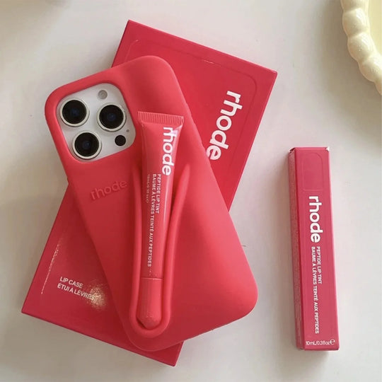 iPhone Deksel med Lipgloss-sett for Pro Max & Plus Modeller 7