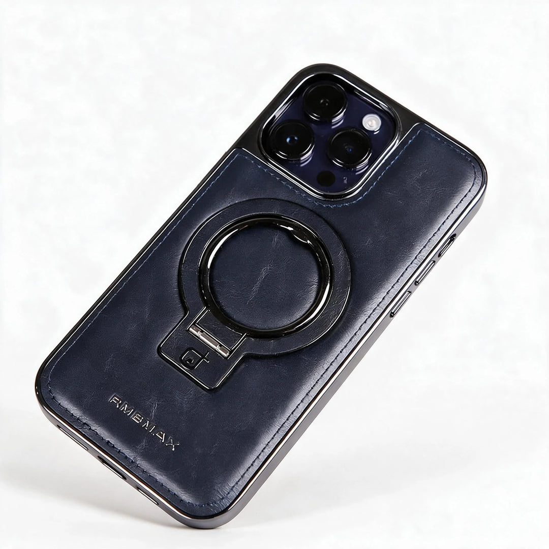iPhone Etui med Integrert Sammenleggbart Ringstativ for Menn og Kvinner 7