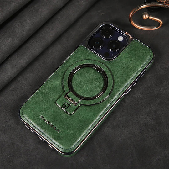 iPhone Etui med Integrert Sammenleggbart Ringstativ for Menn og Kvinner 9