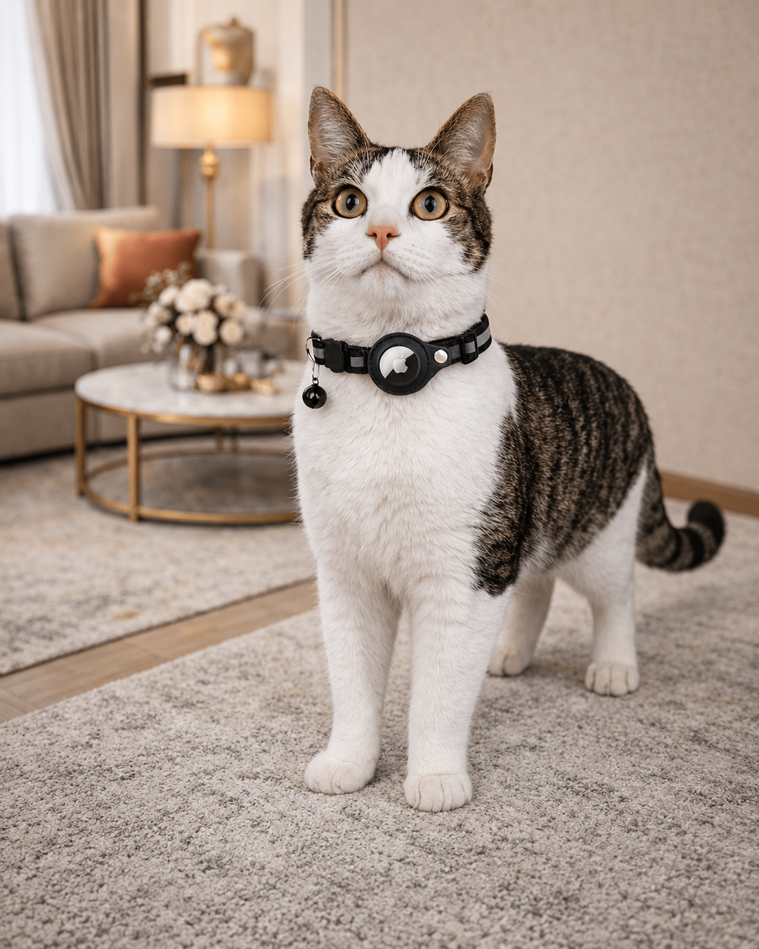Kattens GPS Tracker Halsbånd for Sikkerhet