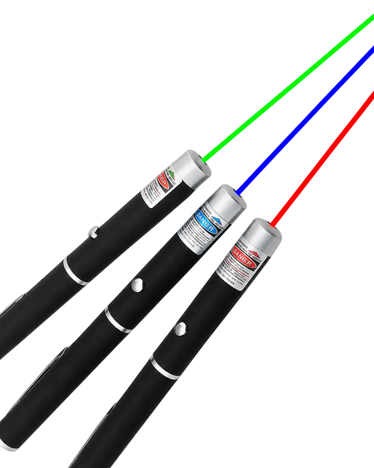 Laserpointer 5mW Med Flere Farger For Presentasjoner Og Astronomi
