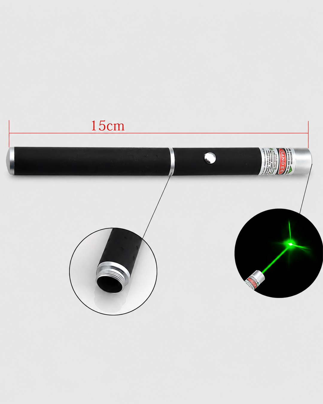 Laserpointer 5mW Med Flere Farger For Presentasjoner Og Astronomi
