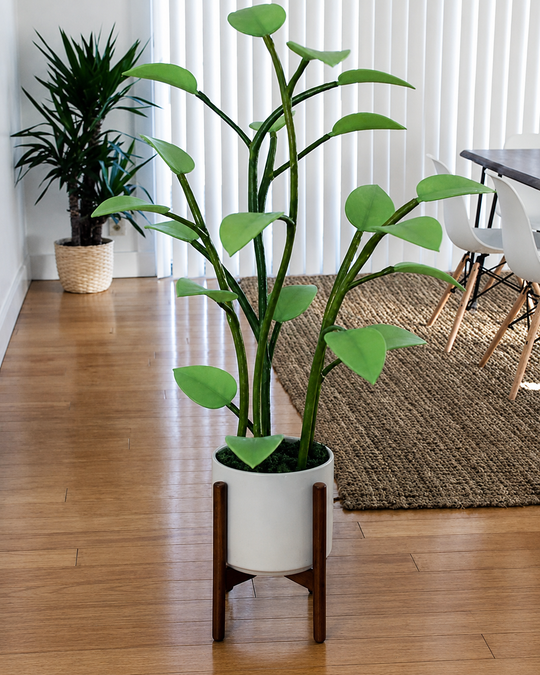 LED Lampe i Planteform med Fargeveksling