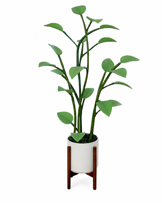 LED Lampe i Planteform med Fargeveksling