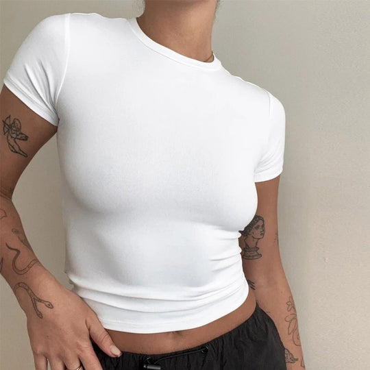 Sportive Slim Fit T-skjorte For Dame