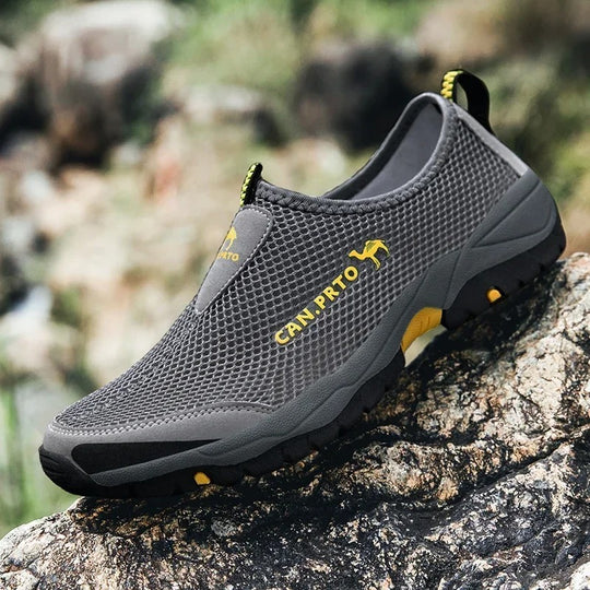 Mesh-slip-on-joggesko for menn
