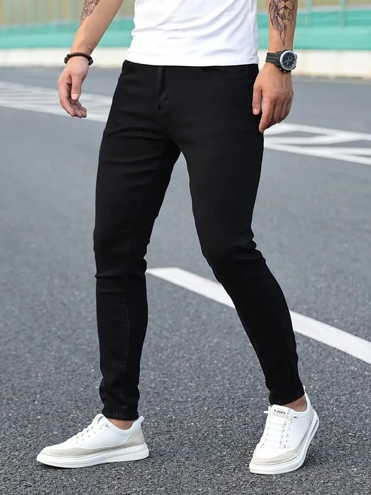 Casual Slim Fit Bukser for menn