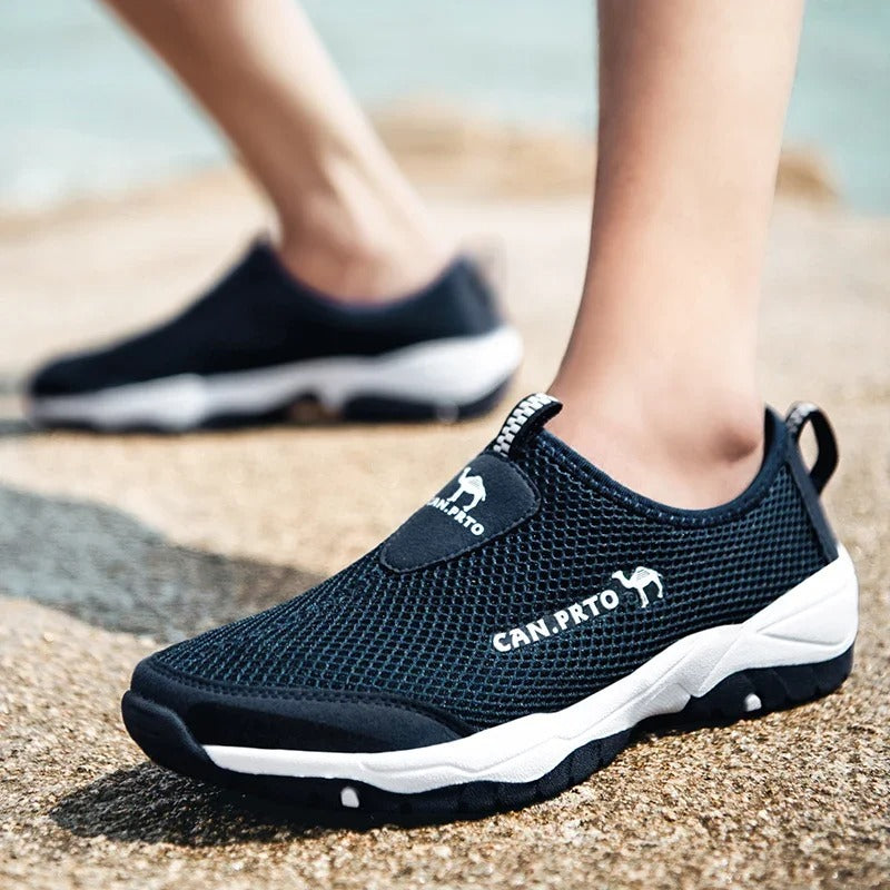 Mesh-slip-on-joggesko for menn