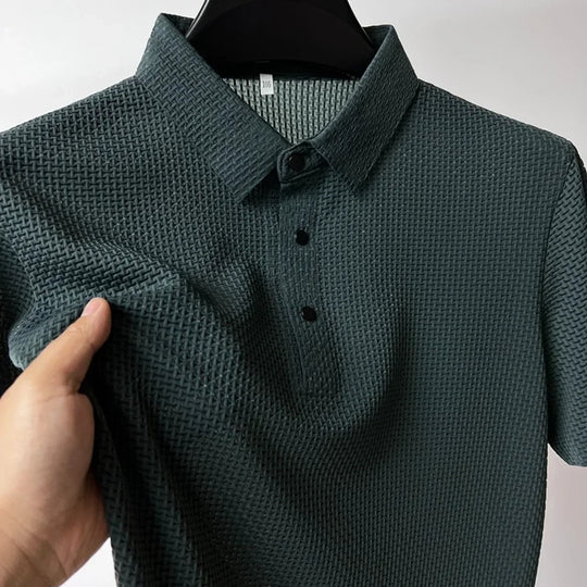 Lop-Up hul poloskjorte for menn