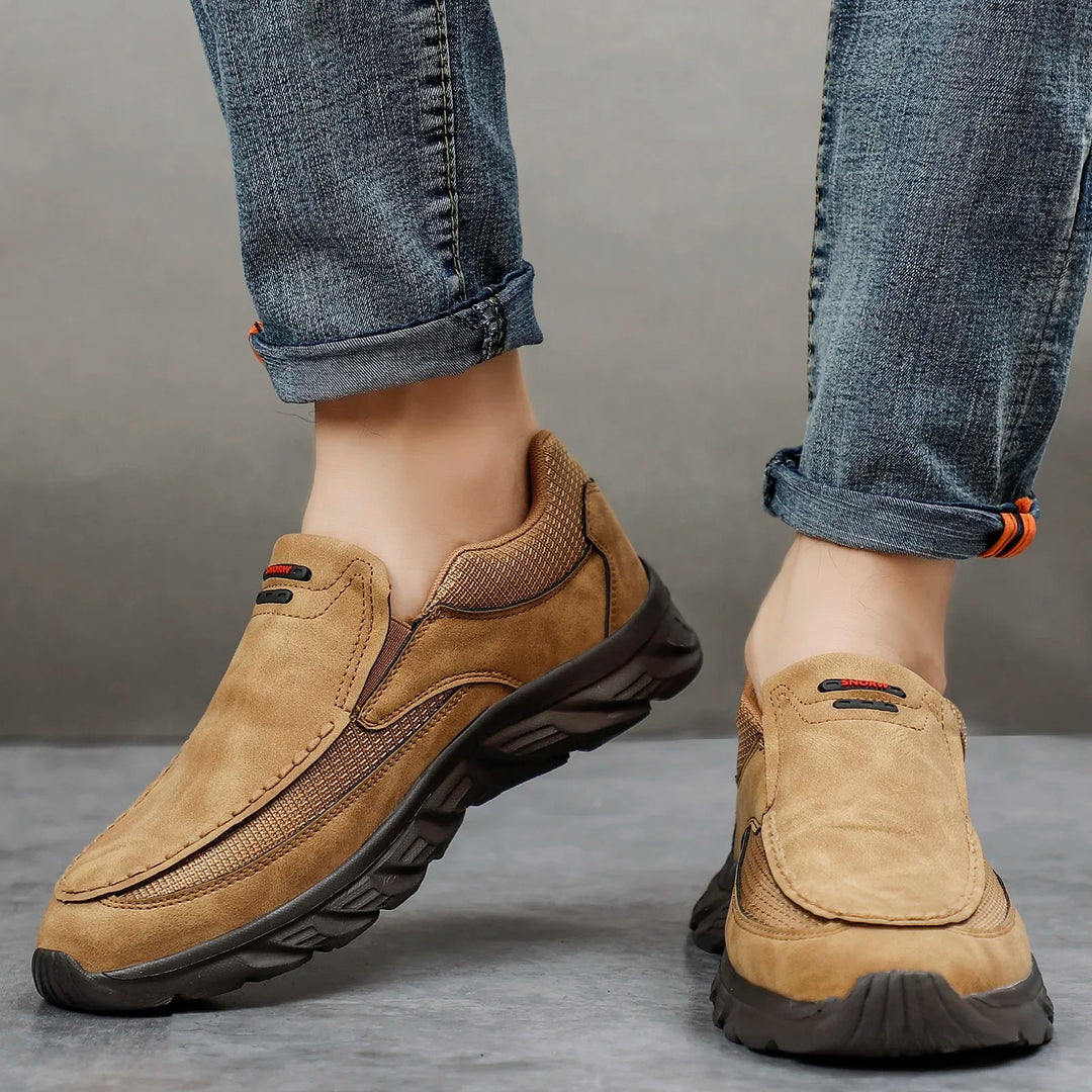 Lærloafers for menn