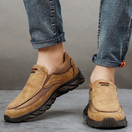 Lærloafers for menn