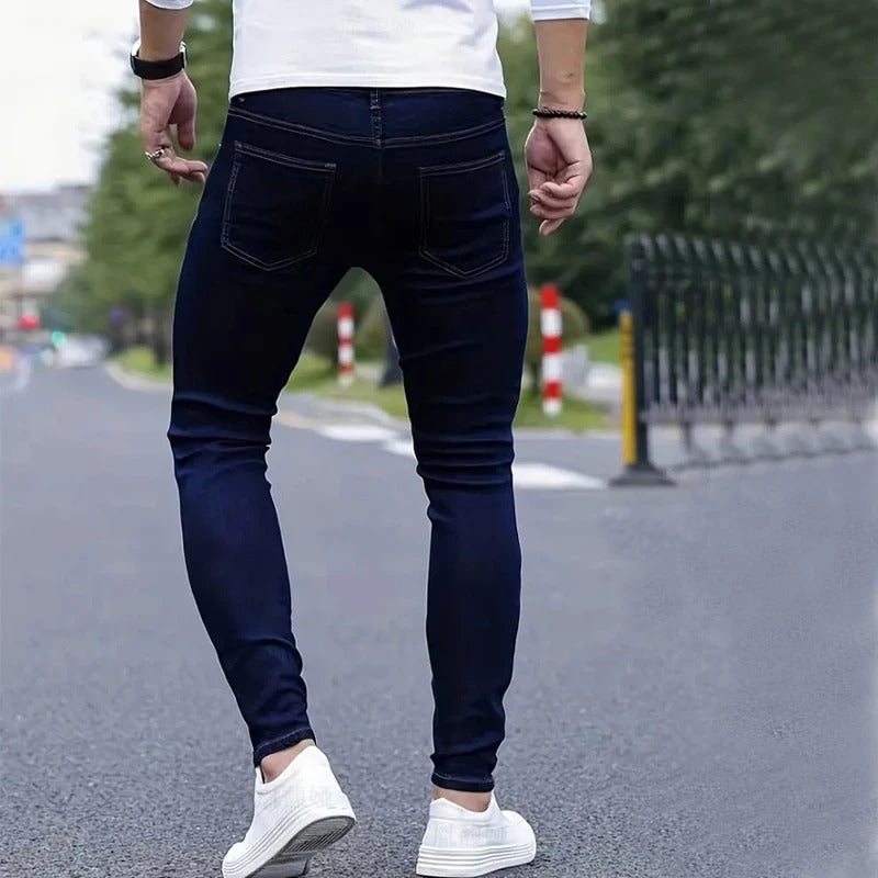 Uformelle skinny-jeans for menn