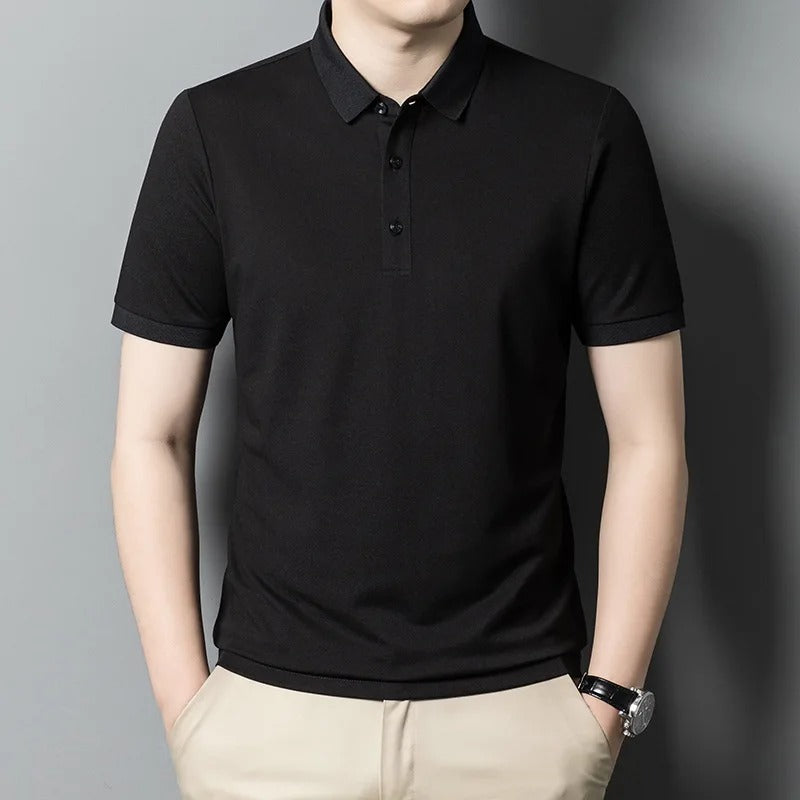 Is-silke polo for menn