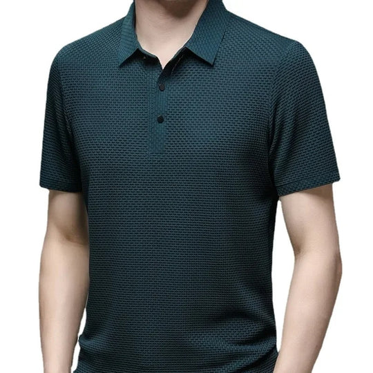 Lop-Up hul poloskjorte for menn