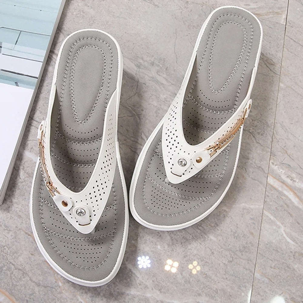 Ortopediske flipflopsandaler for kvinner