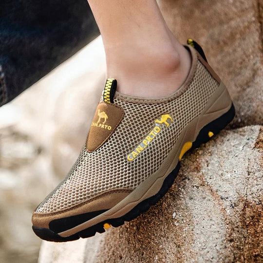 Mesh-slip-on-joggesko for menn