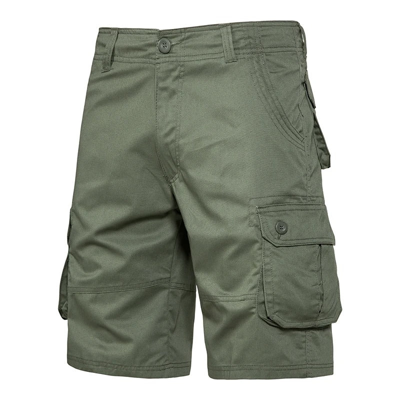 Herre bomullsshorts med lommer