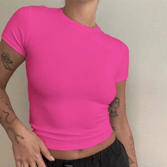Sportive Slim Fit T-skjorte For Dame