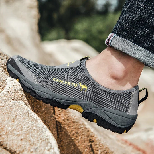 Mesh-slip-on-joggesko for menn