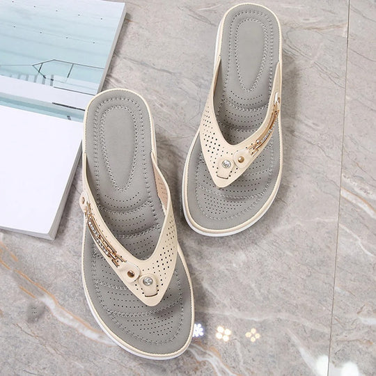 Ortopediske flipflopsandaler for kvinner