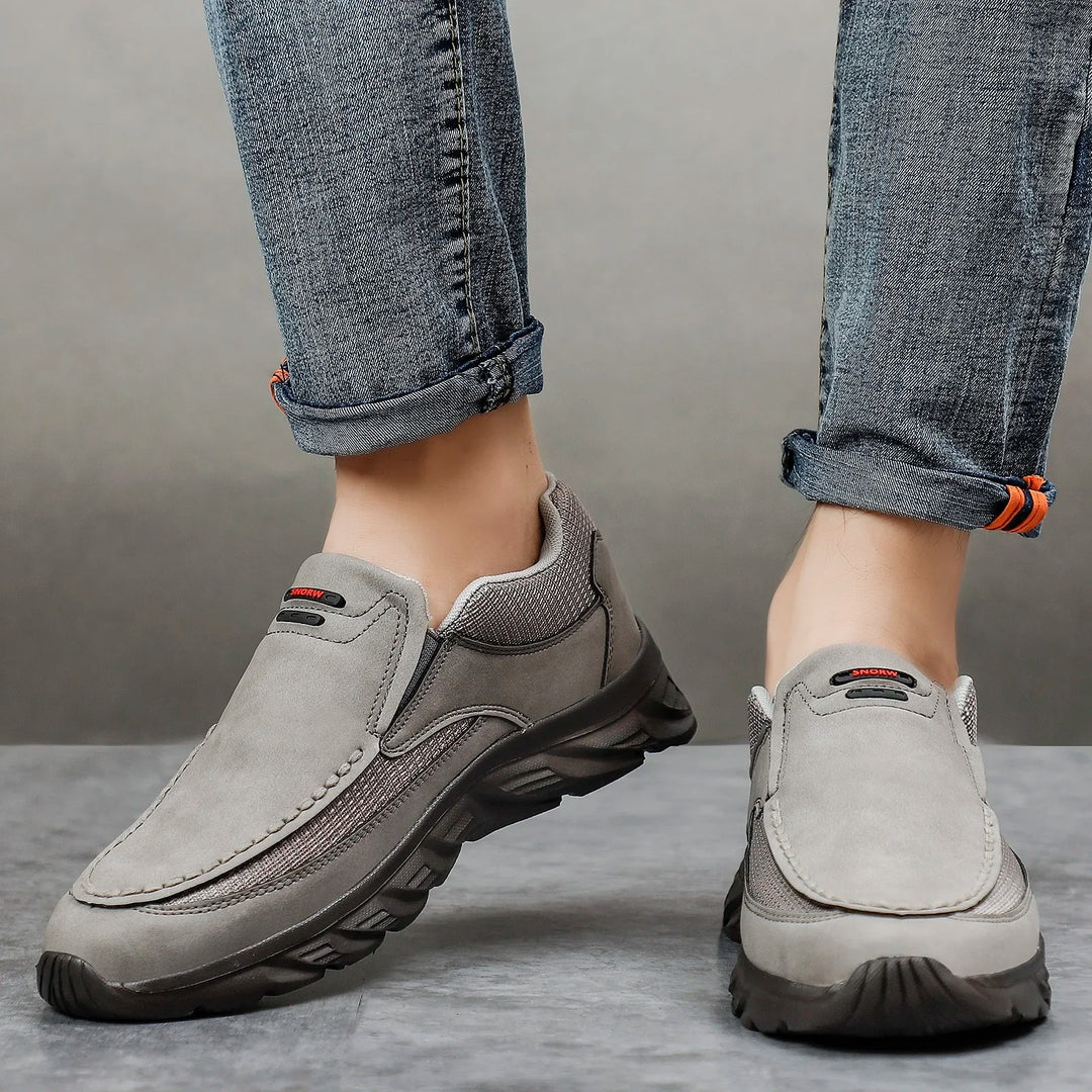Lærloafers for menn