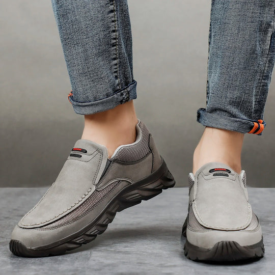 Lærloafers for menn
