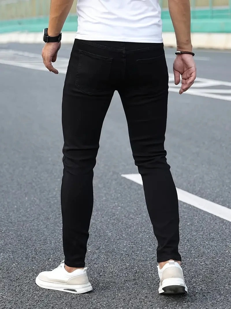 Casual Slim Fit Bukser for menn