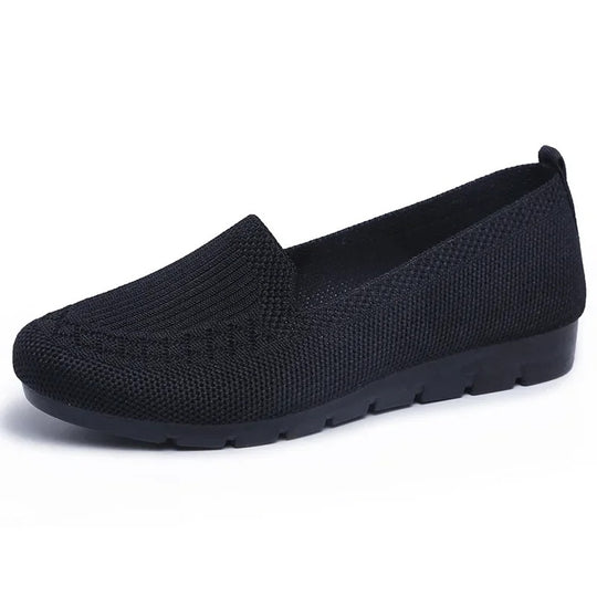 Pustende slip-on loafers for kvinner