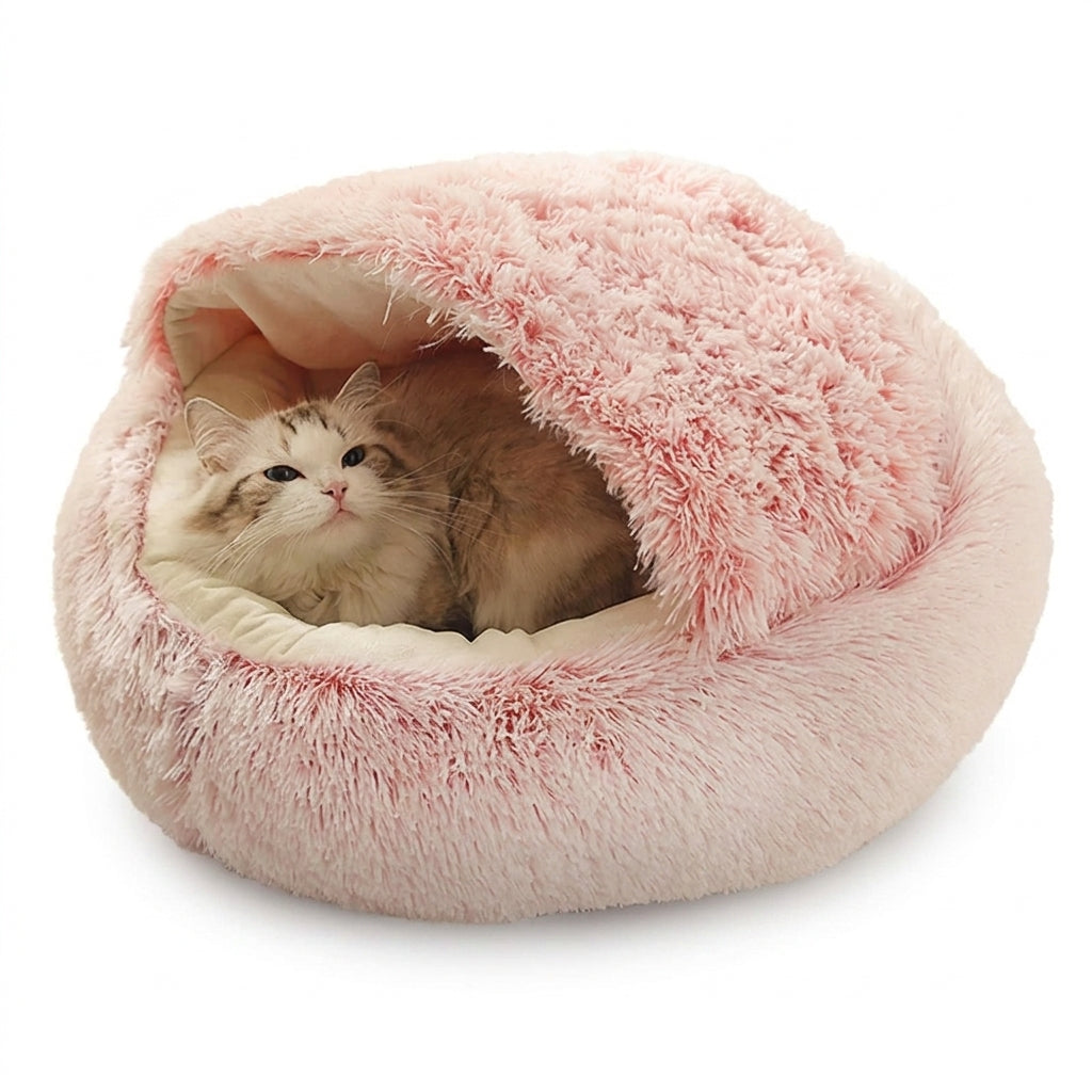 Kattens Soveplass Semi-Lukket Design Komfortabel Soveplass