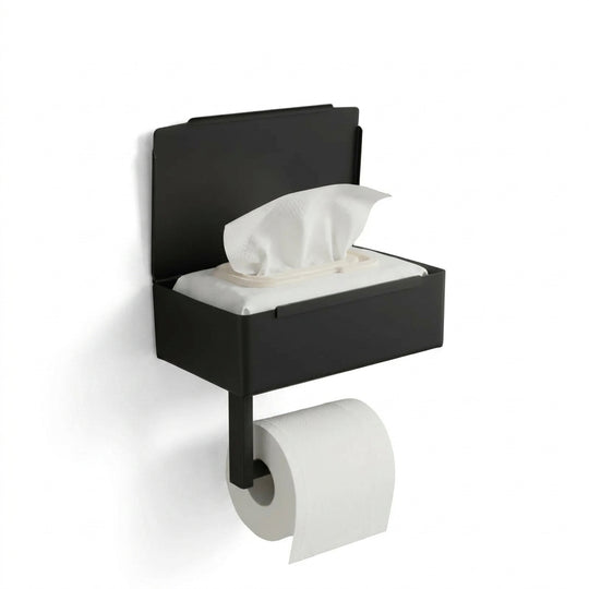Toalettpapirholder med Oppbevaringsrom for Badet - Moderne og Multifunksjonell
