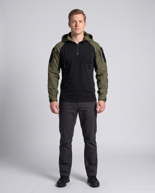 Herre camo-jakke, funksjonell og stilig