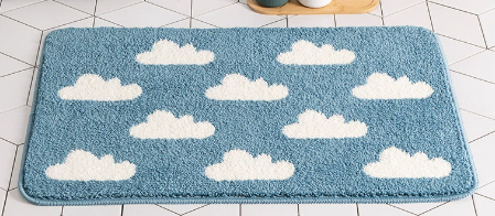 Badematte Anti-sklisikker Mikrofiber